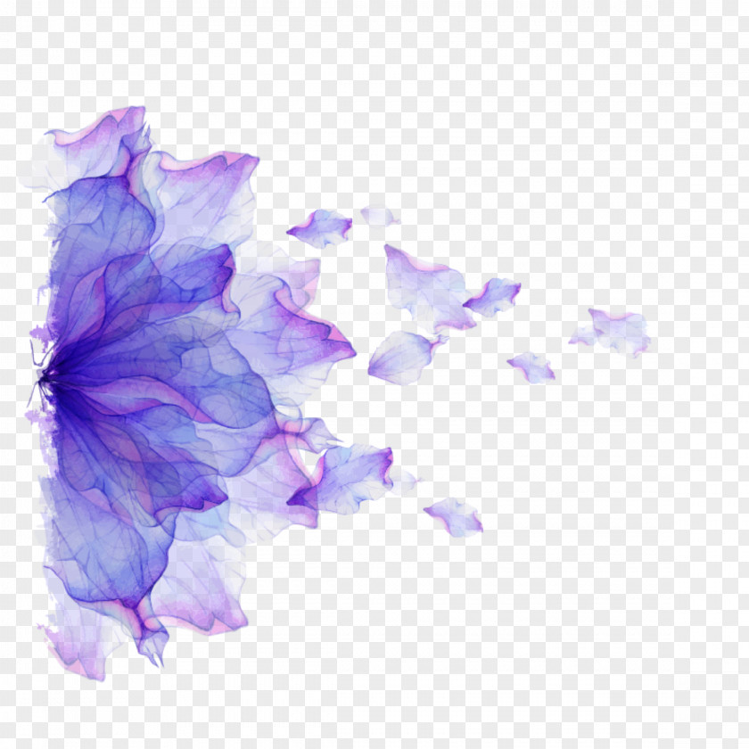 Flower Petal Clip Art Vector Graphics Purple PNG