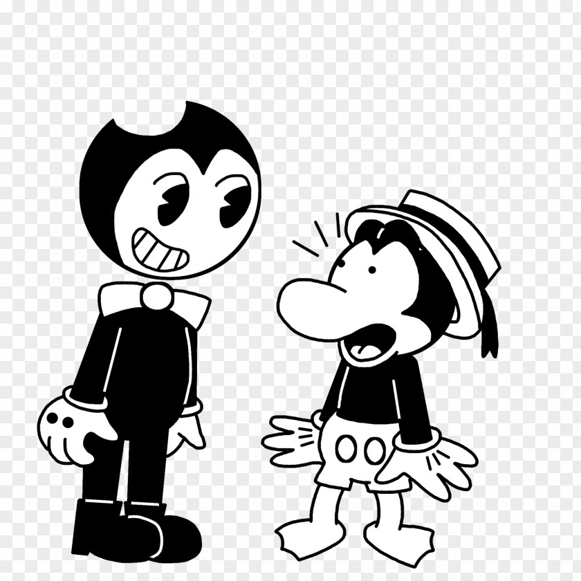 Mickey Mouse Bendy And The Ink Machine TheMeatly Games Drawing Animated Cartoon PNG