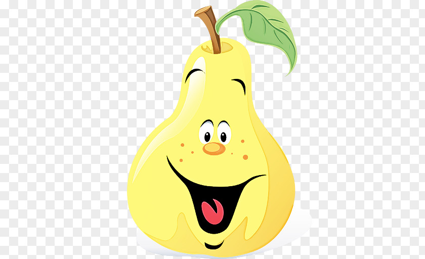 Pear Yellow Fruit Cartoon PNG