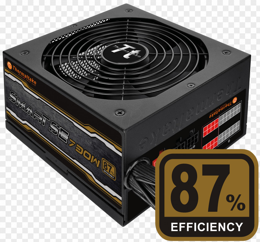 Power Supply Unit 80 Plus Converters Thermaltake ATX PNG