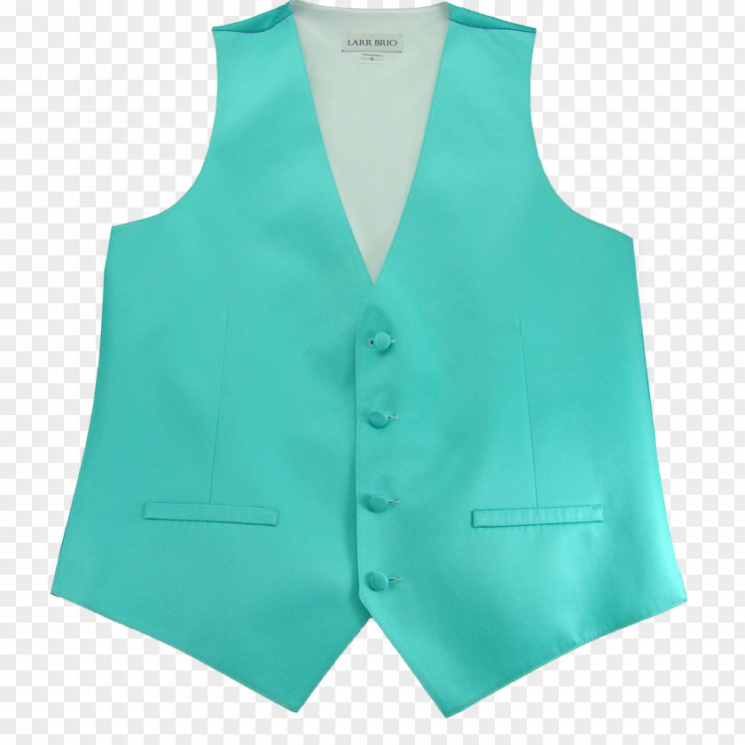 Sleeveless Vest Gilets Neck Collar Sleeve Turquoise PNG