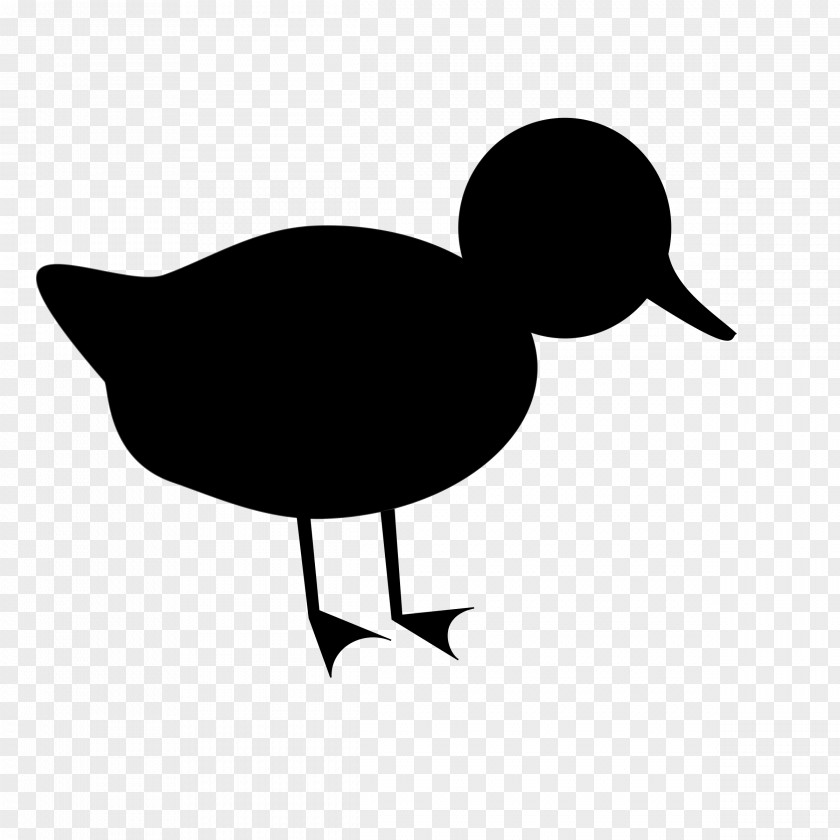 Duck Clip Art Black Silhouette Purple PNG