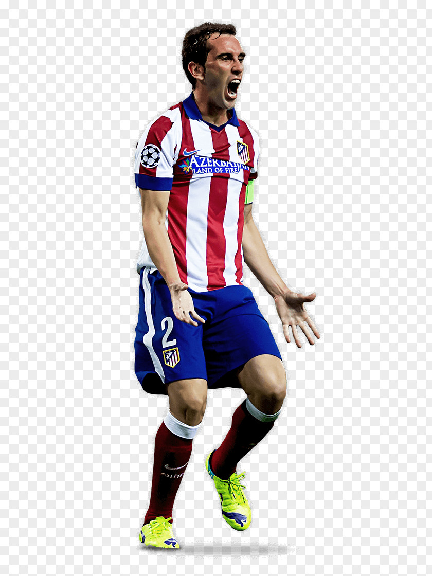 Football Diego Godín Atlético Madrid Jersey PNG