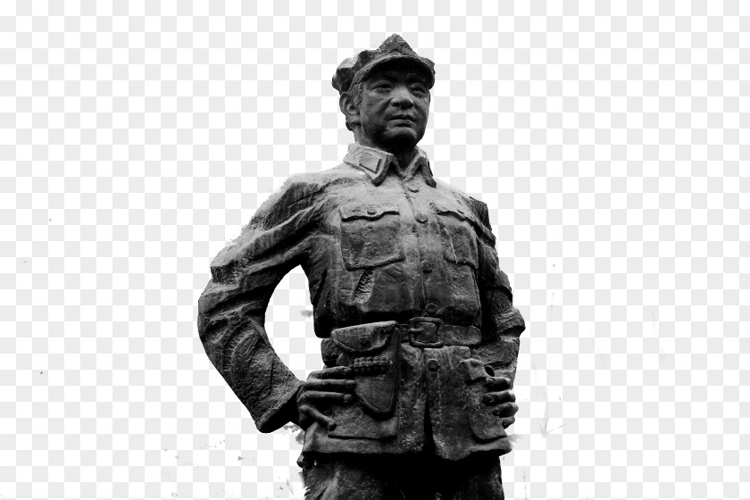 Red Army Statue Long March Sculpture Chinese PNG