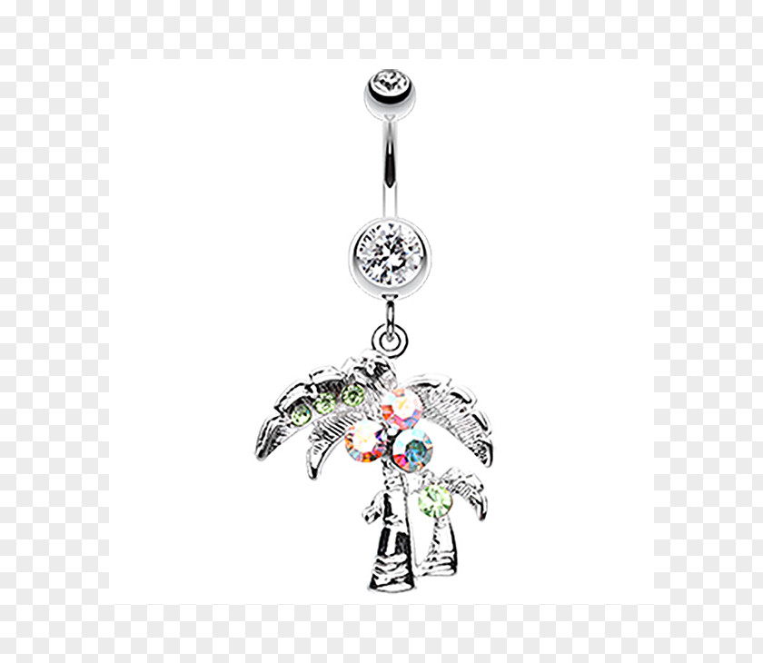 Ring Earring Body Jewellery Arecaceae Navel PNG