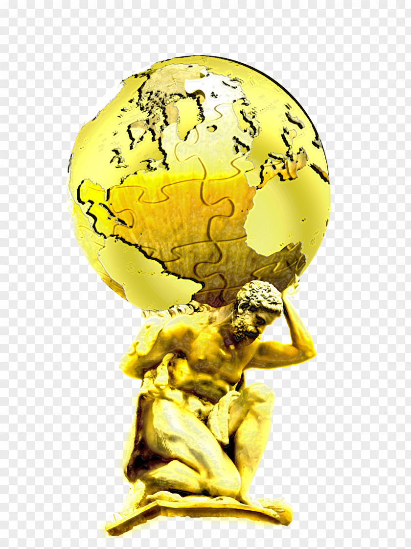 Statue Gold Chemical Element Bit PNG