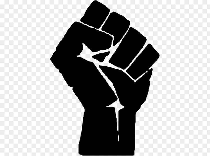 Symbol African-American Civil Rights Movement Raised Fist Black Power Social PNG