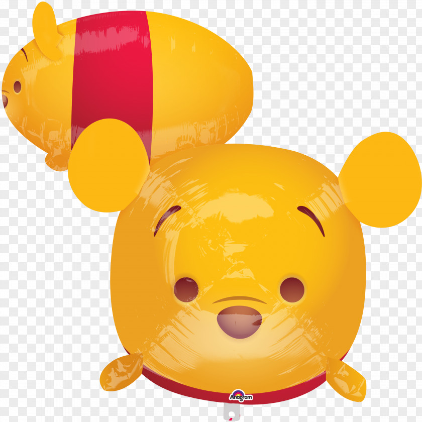 Tsum Disney Winnie The Pooh Minnie Mouse Mylar Balloon PNG