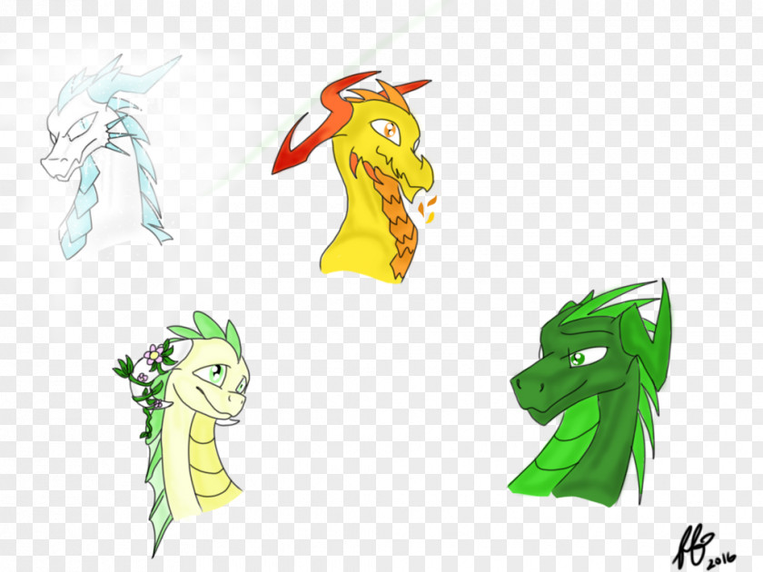 Seasonal Dragon Cartoon PNG