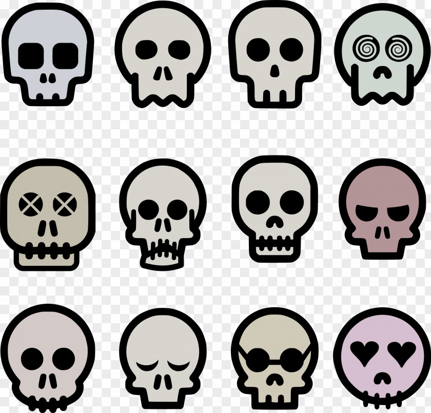 Skulls Human Skull Symbolism Drawing Comic Book PNG