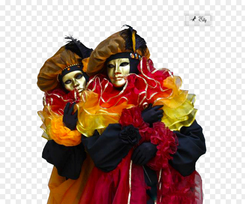 Watercolor Carnival Of Venice Dress-up Costume PNG