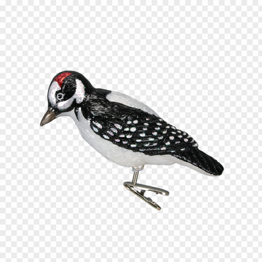 Bird Hairy Woodpecker Christmas Ornament PNG