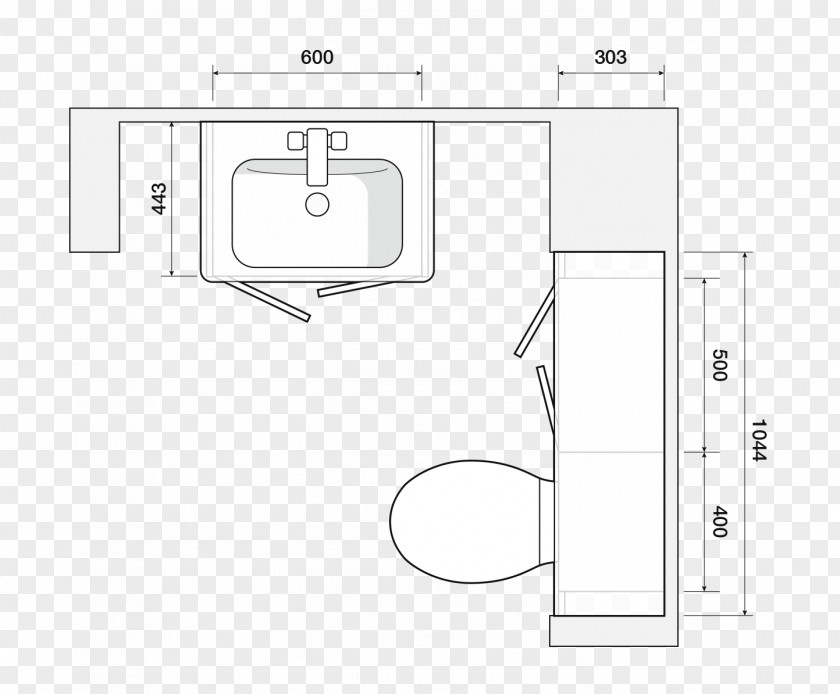 Design Floor Plan Plumbing Fixtures White PNG