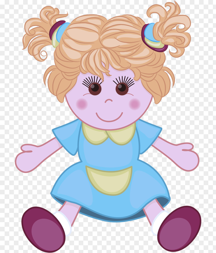 Doll Child Cartoon Clip Art Toy Play Toddler PNG