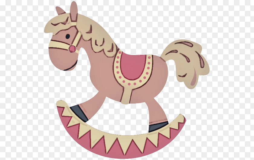 Horse Animal Figure Cartoon Pink Pony PNG