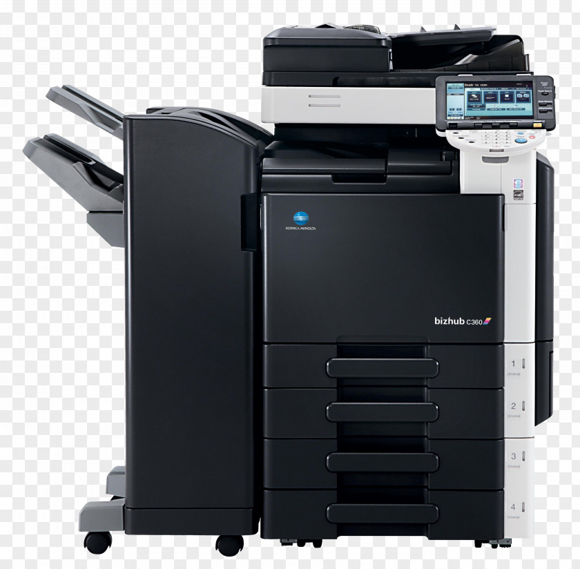 Printer Konica Minolta Photocopier Multi-function Printing PNG