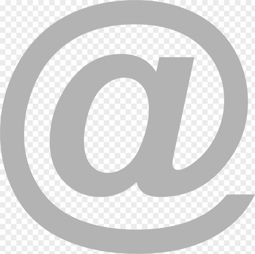 Send Email Button At Sign Symbol PNG