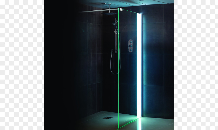Shower Lighting Room Light-emitting Diode Sliding Glass Door PNG