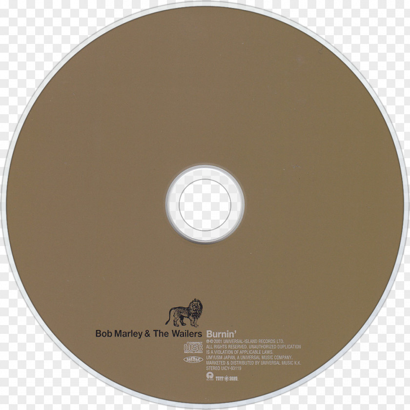 Bob Marley And The Wailers Compact Disc Optical PNG