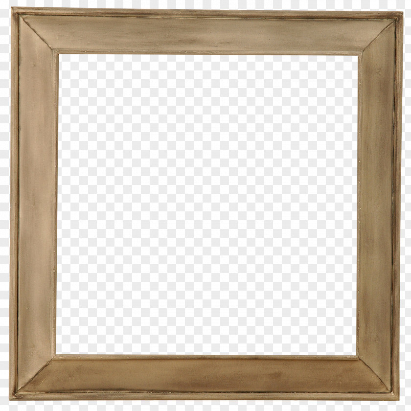 Brown Frame Square Picture Area Chessboard Pattern PNG
