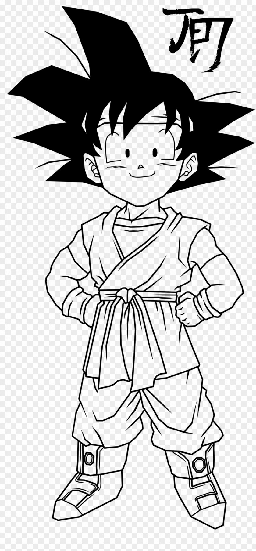Lineart Vector Goku Master Roshi Drawing Line Art Dragon Ball PNG