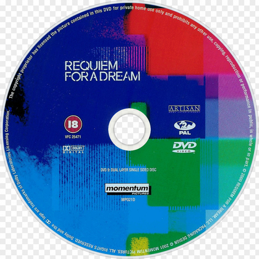 Requiem For A Dream Compact Disc DVD Film Tocantins PNG