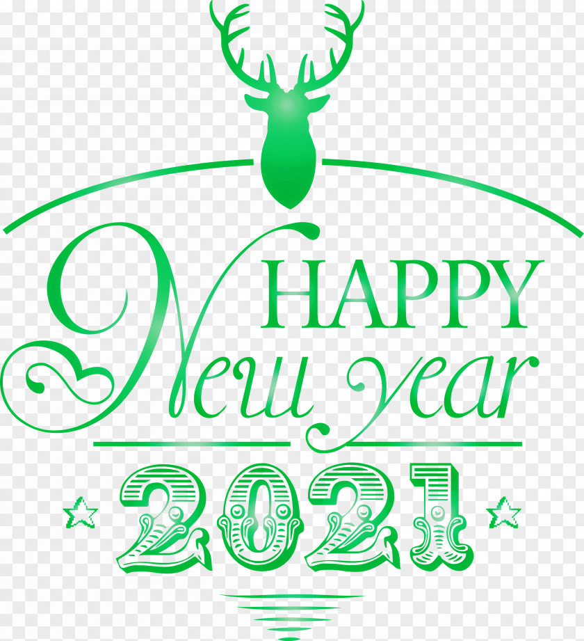 2021 Happy New Year PNG