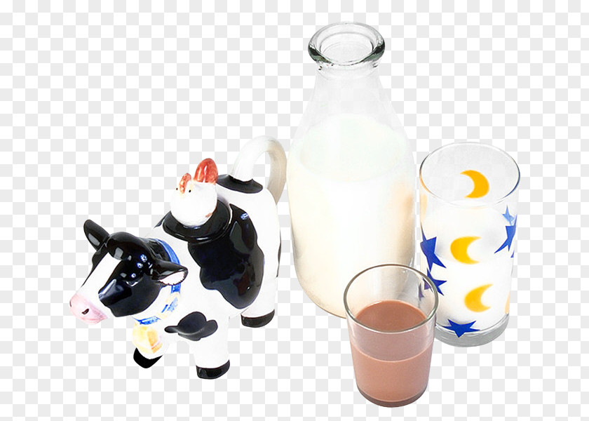 Cows Glass Toys Child Coffee Milk Cattle Bottle PNG
