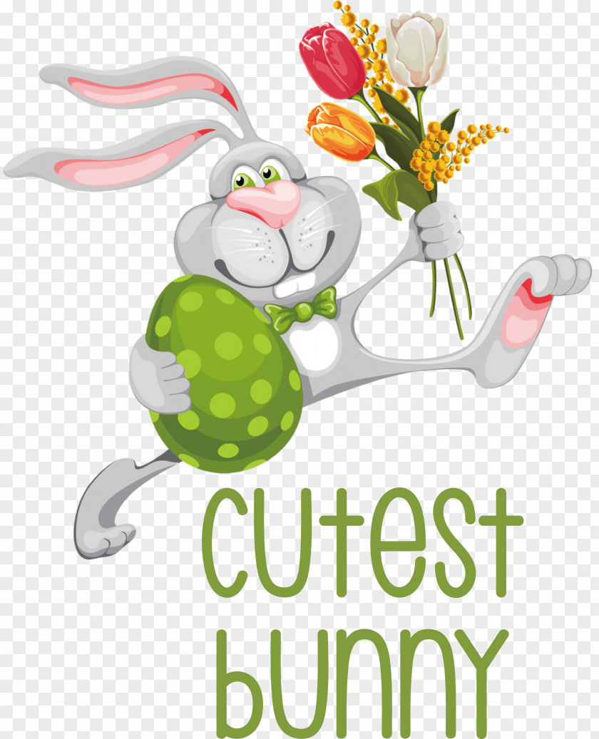 Cutest Bunny Easter Day PNG