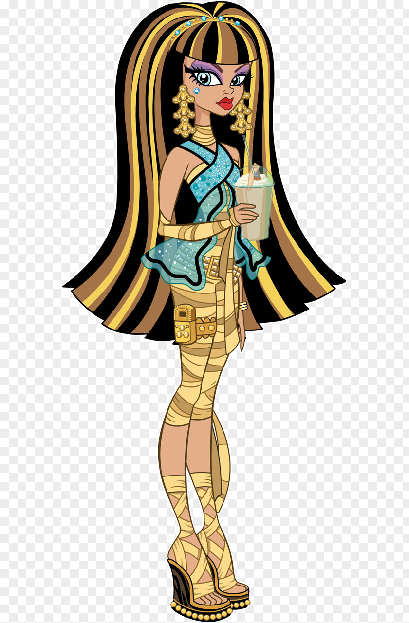 Ghoul Monster High Cleo De Nile Doll Toy PNG