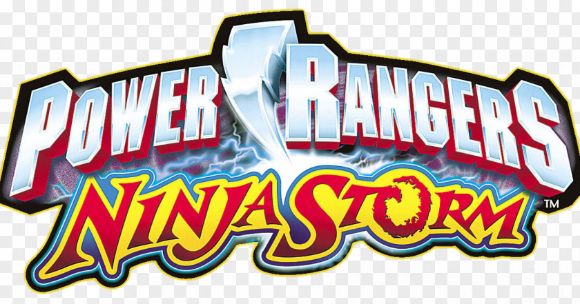 Season 1 Television Show Super SentaiPower Rangers Logo Power Ninja Storm PNG