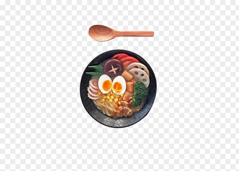 Egg Noodles Mushrooms Instant Noodle Chicken Soup Shrimp Roe PNG