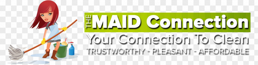Maid Service Logo Banner Brand PNG