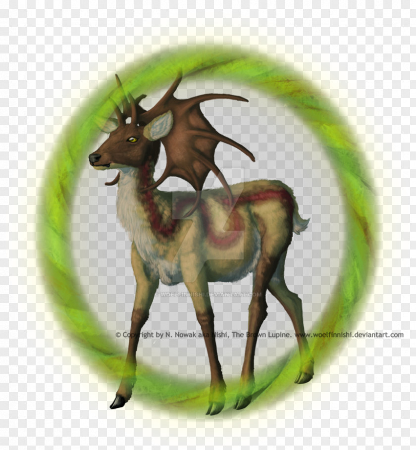 Reindeer Antelope Antler Fauna Wildlife PNG