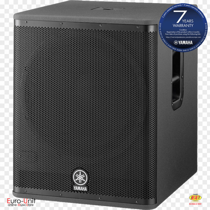 Yamaha Pro Audio Subwoofer DXS Series DXS12mkII Loudspeaker YST-SW012 PNG