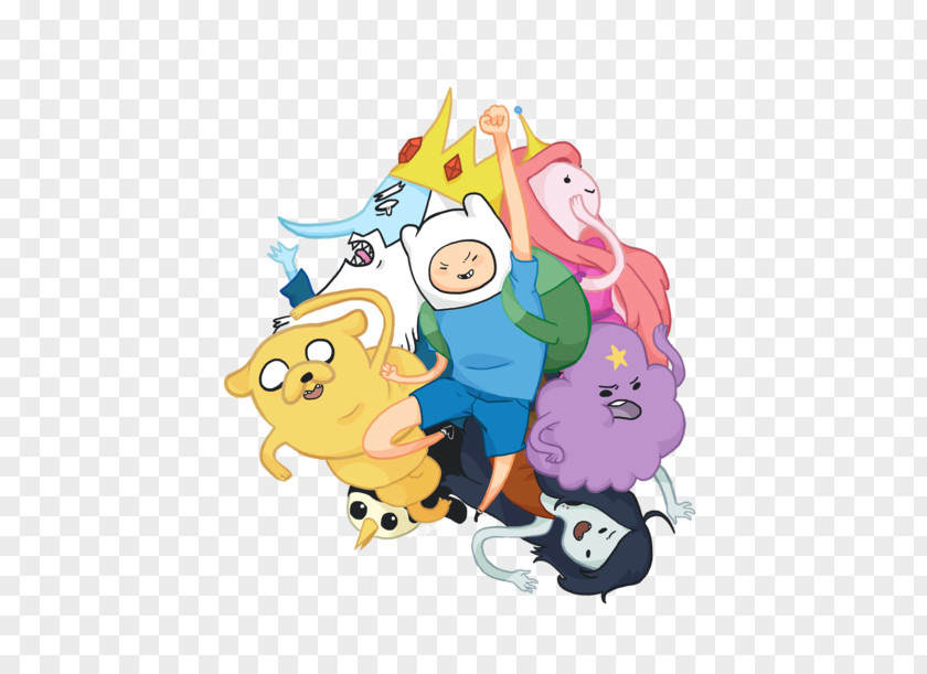 Adventure Time Characters Transparent Clip Art Illustration Animal Fiction Character PNG