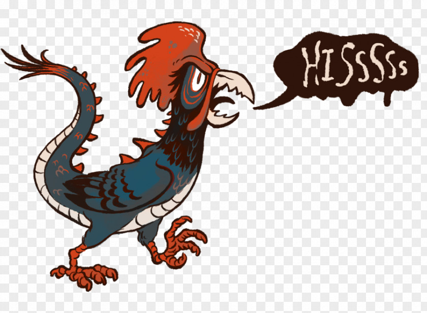 Chicken Rooster Cockatrice Legendary Creature Basilisk PNG