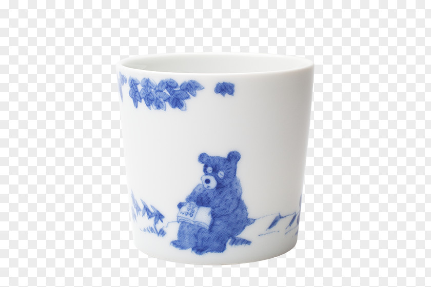 Cup Coffee Ceramic Mug Blue And White Pottery PNG