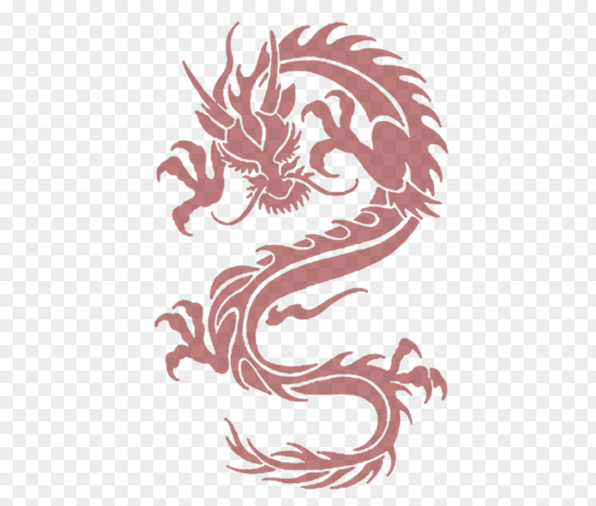 Dragon Chinese China Tattoo PNG