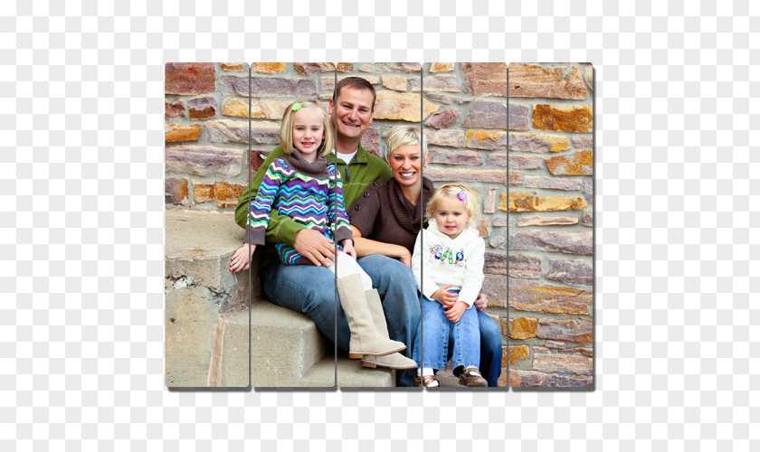 Family Picture Frames Pattern PNG