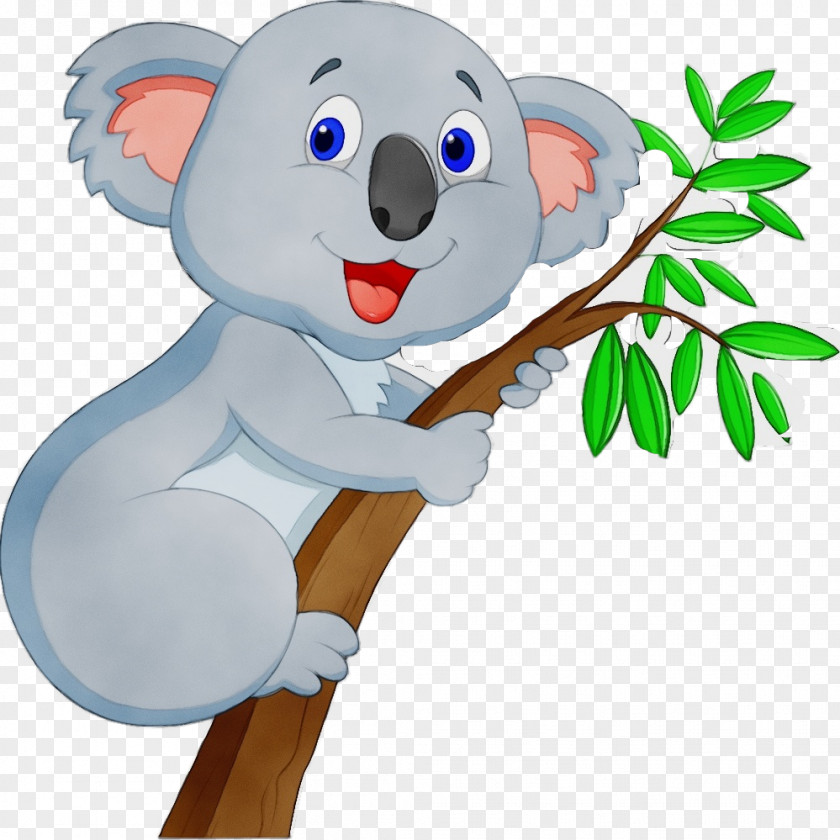 Koala Cartoon Animal Figure PNG