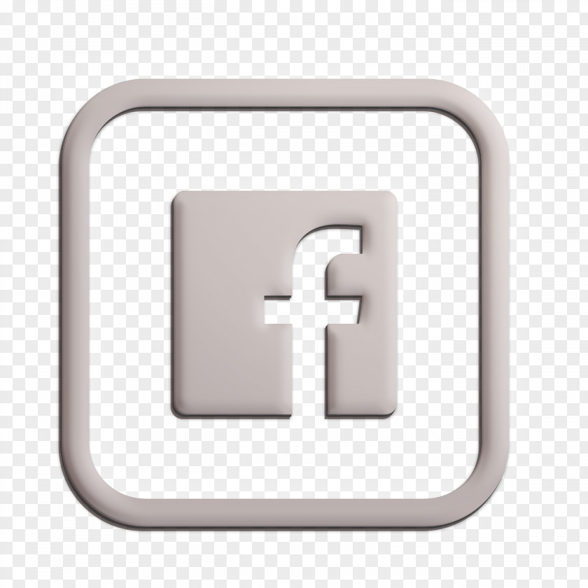 Metal Logo Facebook Social Media PNG