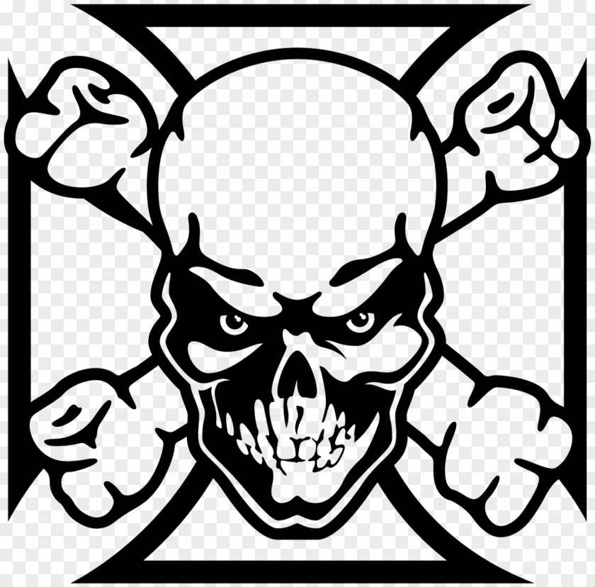 Skull Viking Sticker Drawing Miser Decal PNG