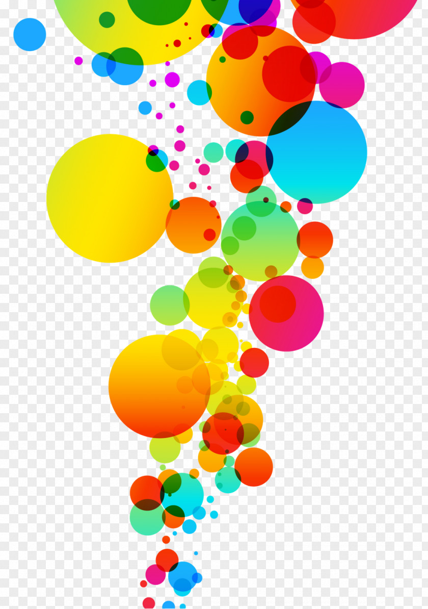 Abstract Color Bubble Clip Art PNG