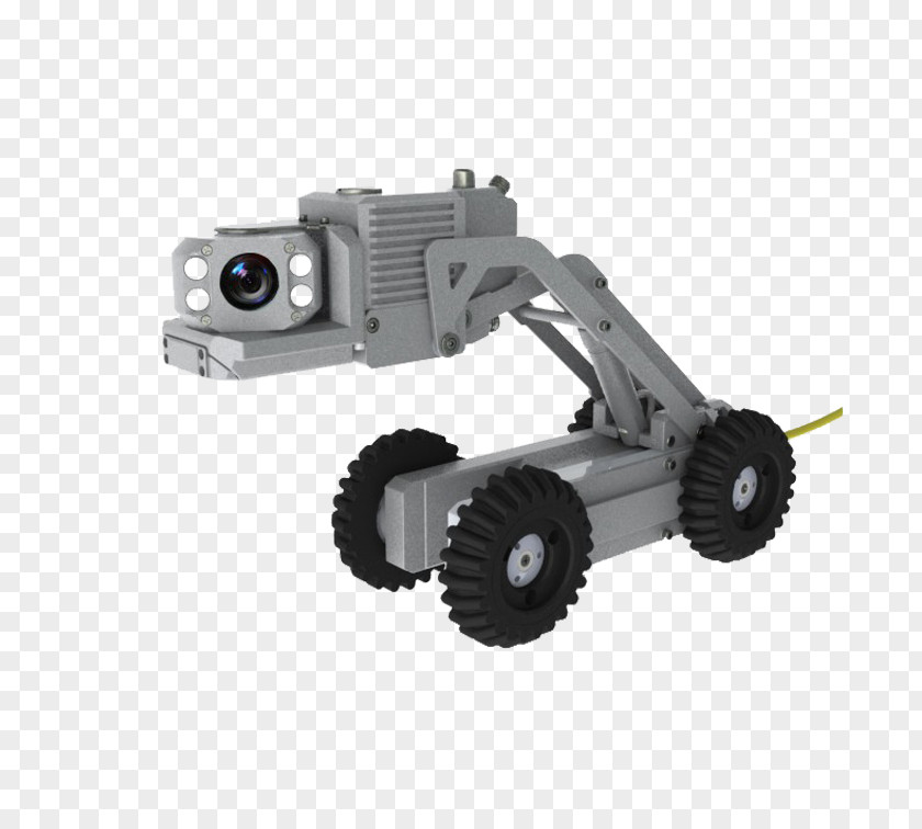 Silver Industrial Robots Robot Camera Manufacturing Sewerage PNG