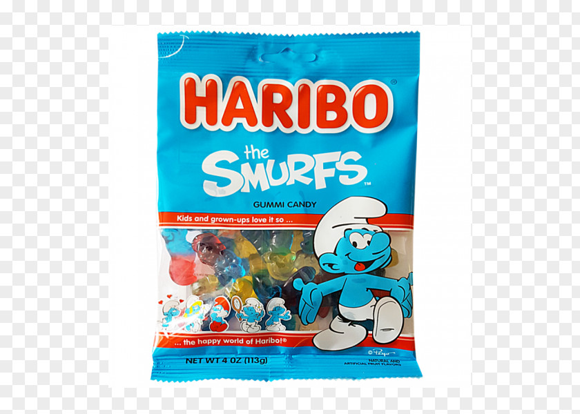 Soft Sweets Gummi Candy Haribo The Smurfs Liquorice PNG