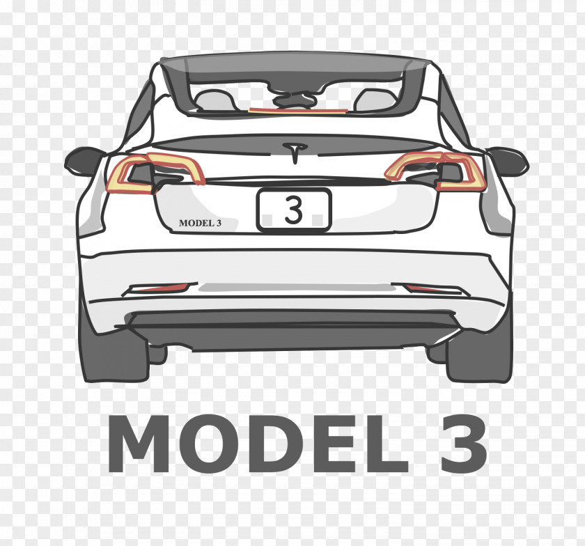 Tesla Model 3 Car X S Roadster PNG
