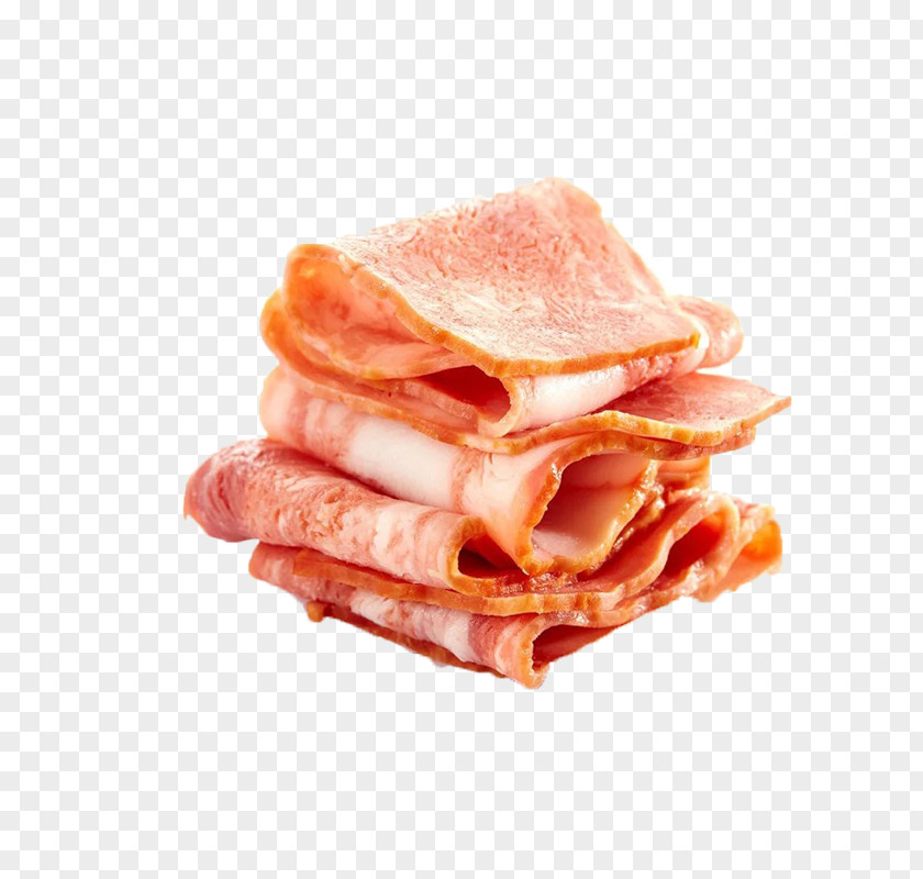 Bacon Slices Back Ham Prosciutto Breakfast PNG