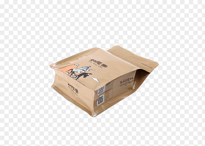 Bag Kraft Paper Plastic Packaging And Labeling PNG