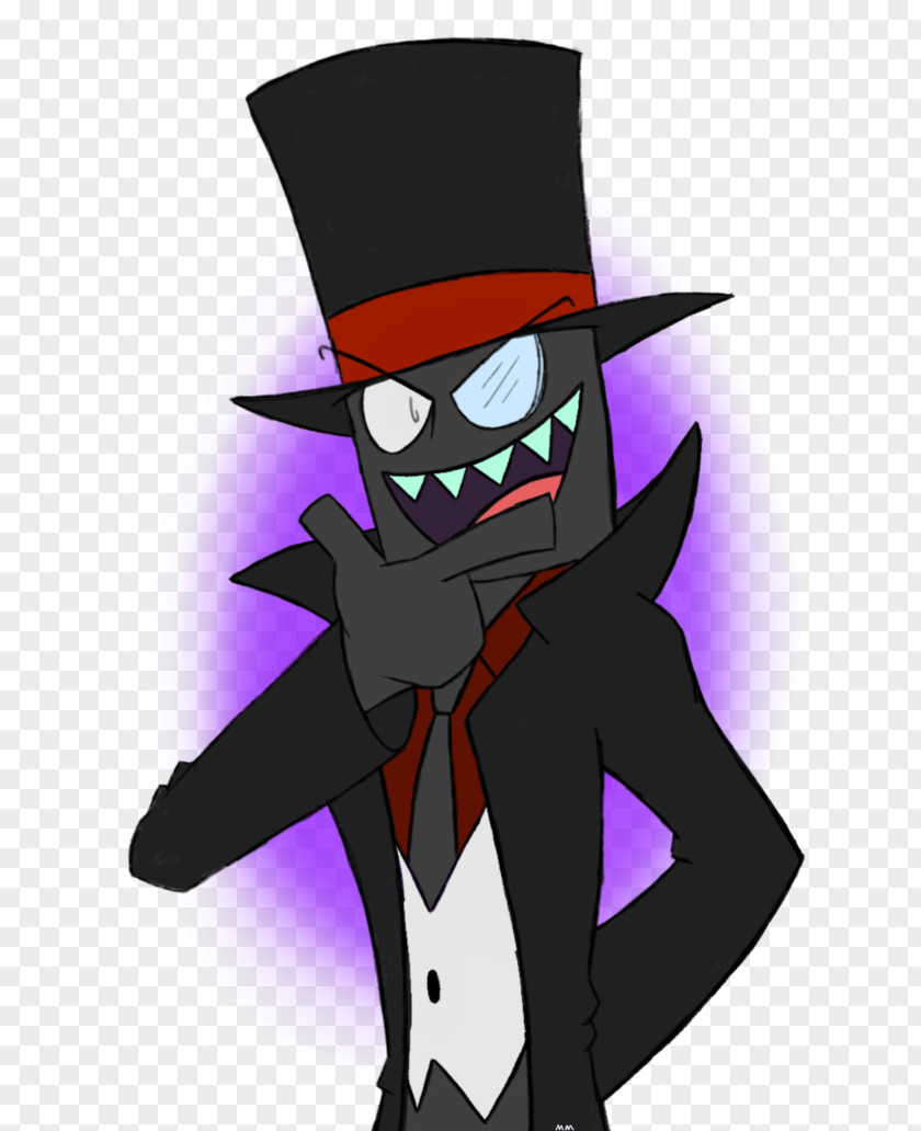Hat Villain Black Character PNG